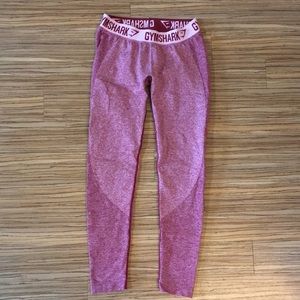 Gymshark Pink Flex Leggings - LARGE